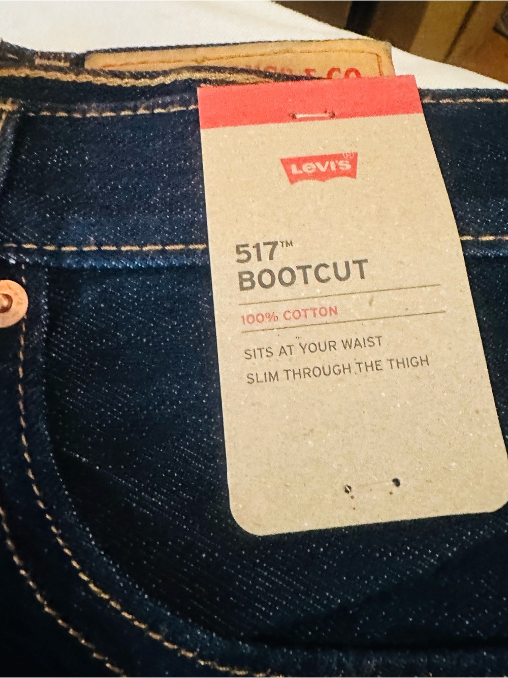 Levi's Dark Low Rise Flare Indigo Bootcut Jeans - Women's - Picture 7 of 9